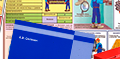 Настенная перекидная система а3 на 10 рамок (синяя) купить - Настенные перекидные системы - Магазин охраны труда Протекторшоп в Хабаровске
